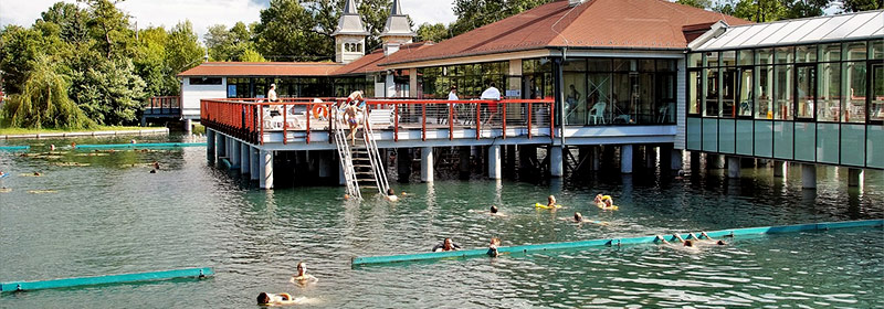 Lake Hévíz is the largest natural, biologically active thermal lake in the world