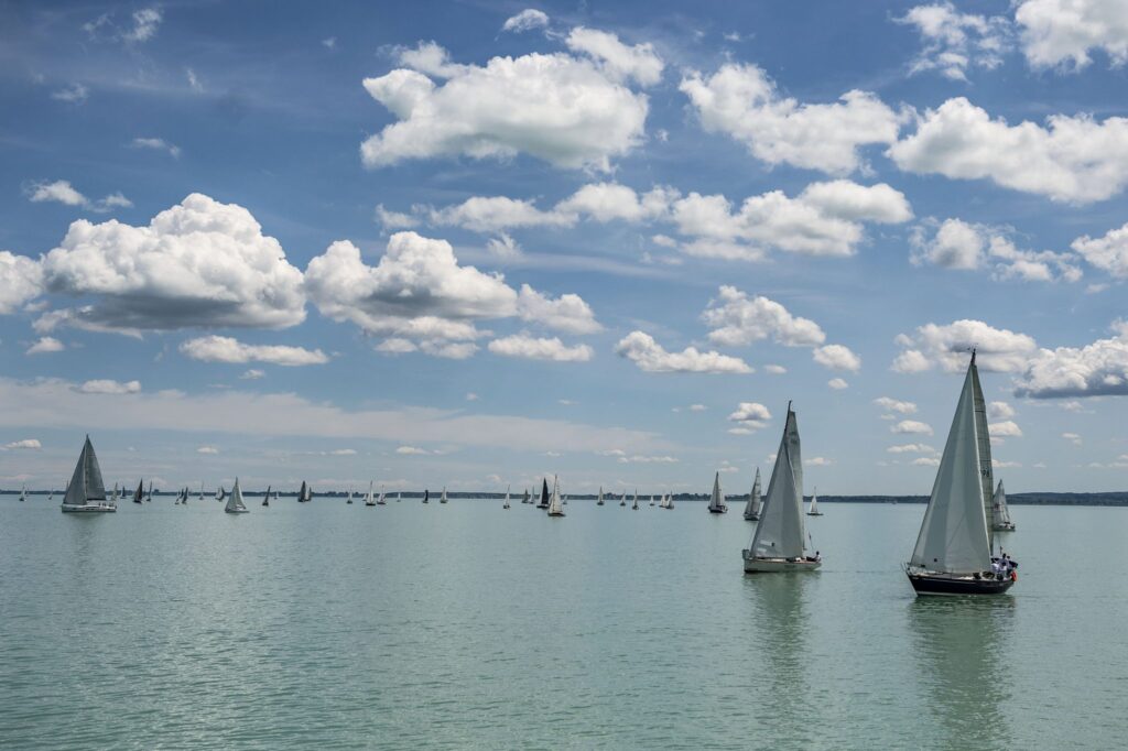 Sailing is one of the most popular activities in Balatonfüred. Yacht club