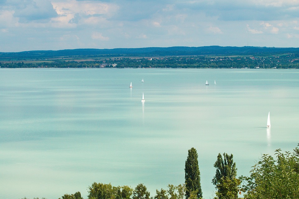 Sailing on Lake Balaton. Balaton yacht club