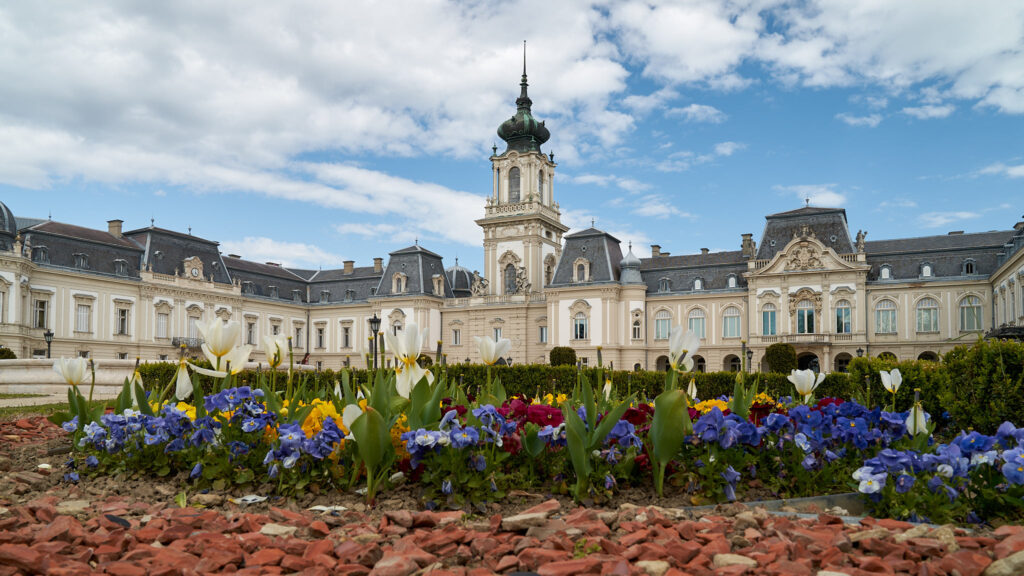 Keszthely. Festetics Palace, one of Hungary's largest Baroque castles