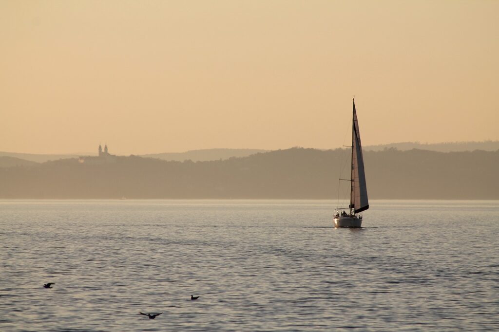 Siófok - resort town on Balaton lake