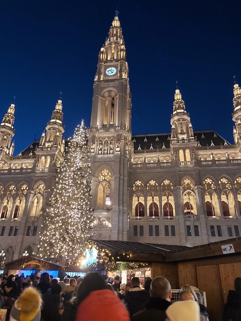 Vienna’s Christmas Markets. Rathausplatz (Vienna City Hall)