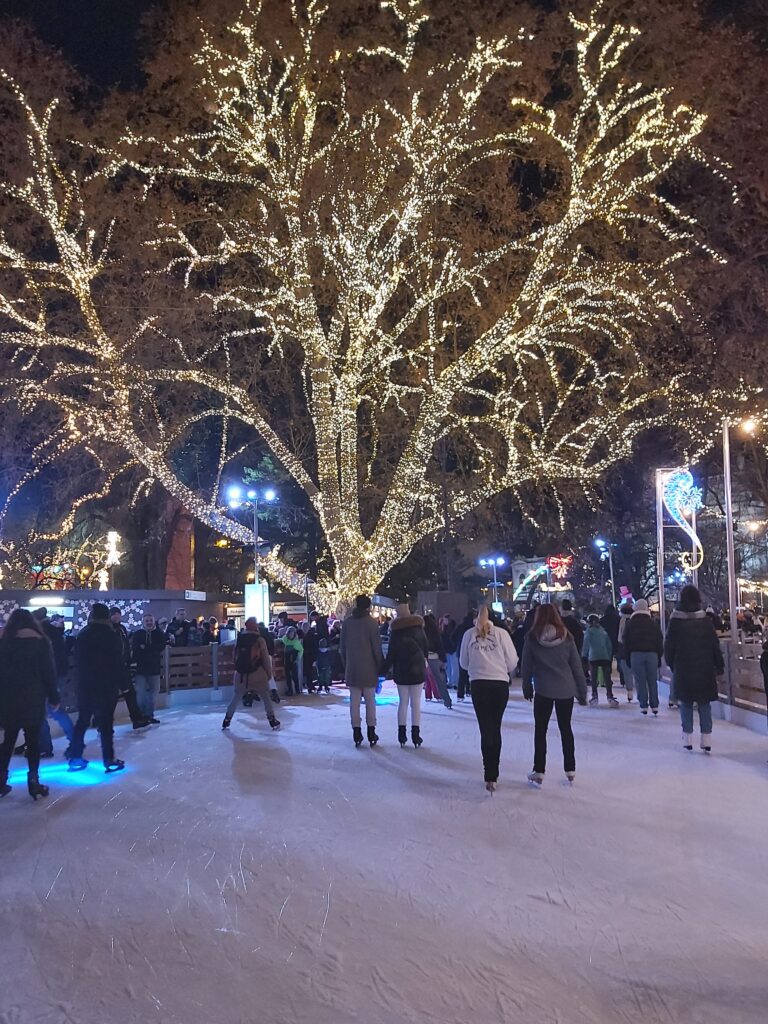 Vienna’s Christmas Markets. Ice-skating rinks and festive activities for families.