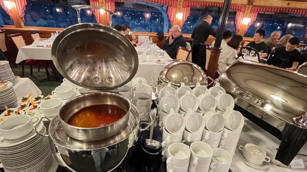 Dinner and Cruise on Danube with Folklore Show in Budapest. Dinner Menu (buffet style)