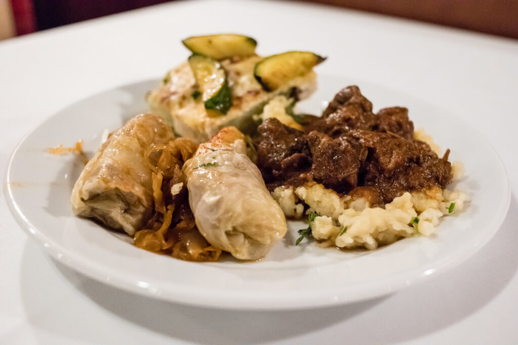 Dinner and Cruise on Danube with Folklore Show in Budapest. Dinner Menu (buffet style)
